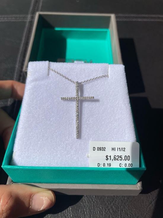 Effy Jewelry - Effy 14k white gold  Diamond Cross Necklace $1,625